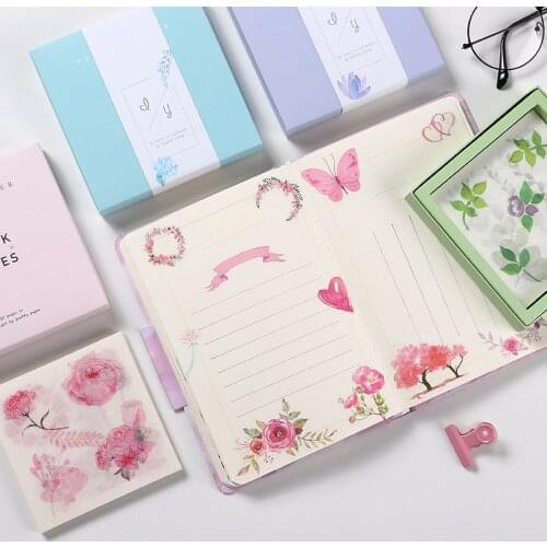 50 pcs/Box Various Stickers Diary Kawaii Cute Planner Journal Scrapbooking Paper Stickers Stationery School Supplies