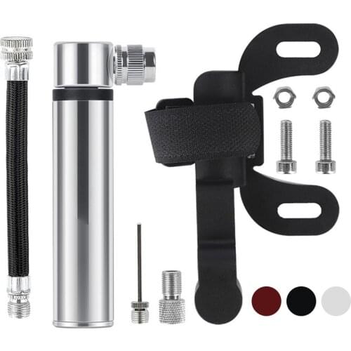 WEST BIKING Hand Mini Bicycle Pump Tire Air Inflator Schrader Presta Valve Ball Needle Hose MTB Accessories Portable Bike Pump