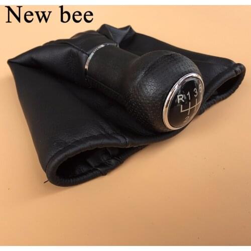 Newbee Gear Shift Knob Gaiter Boot Cover For Volkswagen VW POLO CLASSIC 6N 6N2 LUPO CADDY SEAT IBIZA 1997 1998 1999 2000 2001