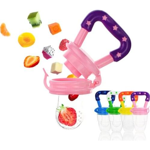 Food Grade Silicone Baby Pacifier Fresh Fruit Food Kids Nipple Feeding Pacifier Infant Nipple Soother Baby Feeding Nibbler