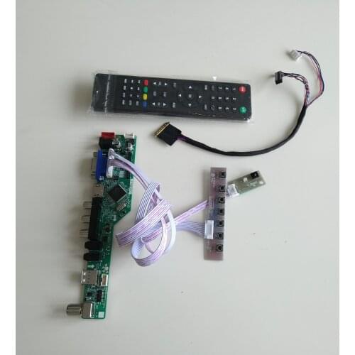 TV VGA USB LCD LED Control driver Board DIY For LTN121AT11-803 12.1" 1280×800 Moniter screen