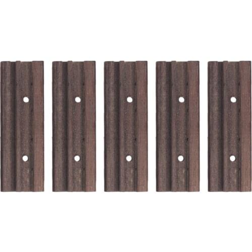 NAOMI 5pcs/ 1set Ukulele Bridge Rosewood Soprano Uke Bridge For 21 inch 4 String Guitar Ukulele