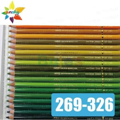 Japan HOLBEIN Artists'colored pencil 269-326 Oily color lead Supplementary Green blue series professional art supplies