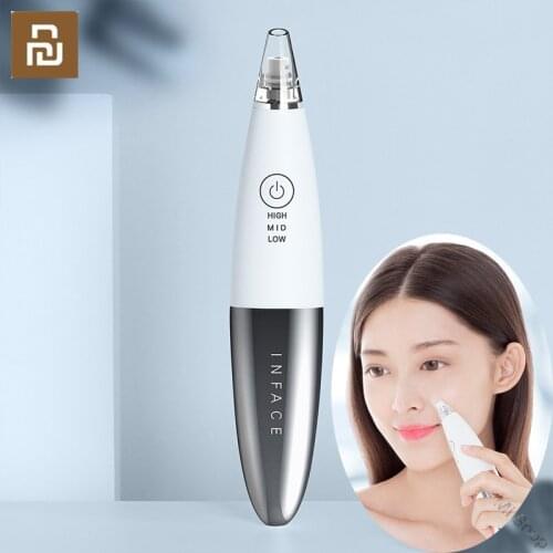 Youpin inFace Blackhead Vacuum Suction Dermabrasion Removal Scar Acne Pore Peeling Face Clean Facial Skin Care Beauty Machine