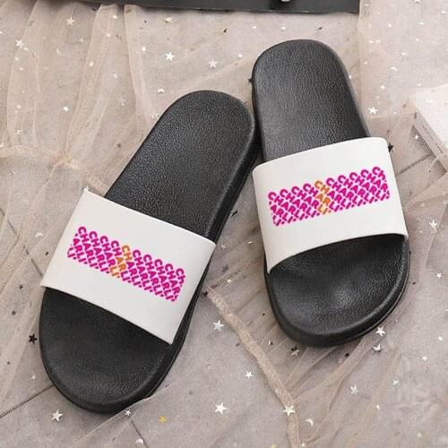 Color Letters Print female slippers 2021 Hot Korean version Lady Slipper Slides Flat Shoes Summer Women sandals Slippers