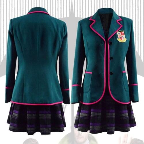 The Umbrella Academy Cosplay Costume Luther Diego Klaus School Uniform dress