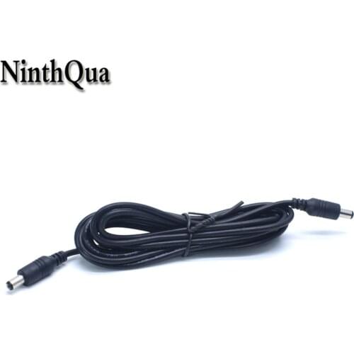 1pcs 1m 3m 5.5 x 2.1mm DC Power connector Jack Adapter lead cord 5.5*2.1mm 2A 12v cable DC Male to Male extension external Plug