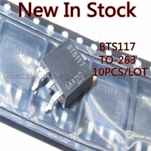 10PCS/LOT BTS117 BTS117TC TO-263 Three-terminal intelligent power switch chip