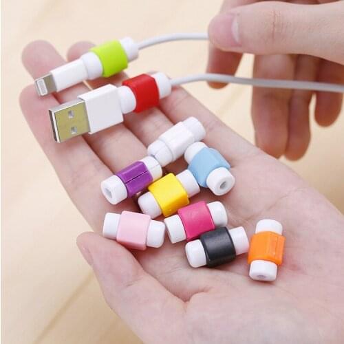 10pcs Line School Student Supply Desktop Set w48 Cute Seat Cover Wire Silicone Holder Winder
