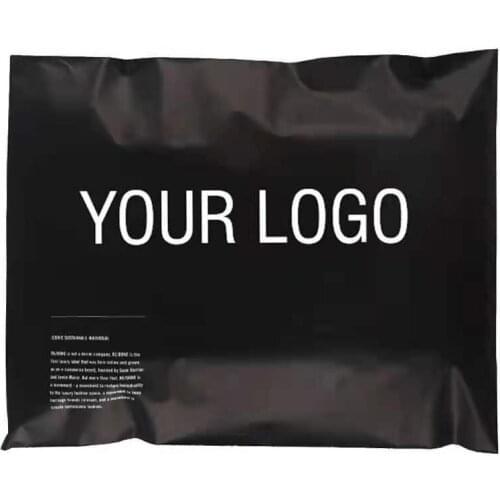 100Pcs Enveloppes Sacs D'expédition Auto-scellant Imprimé LOGO Personnalisé Pochette D'emballage Enveloppes De Courrier Colis