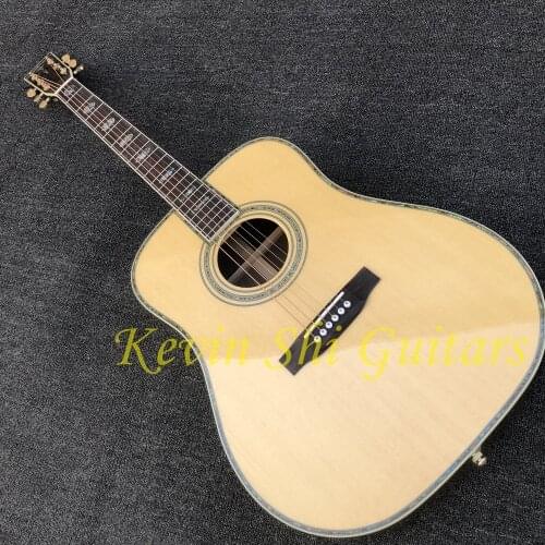 41 inches blackwood body acoustic guitar solid spruce top acoustic electric guitar D body model 41" guitar free shipping