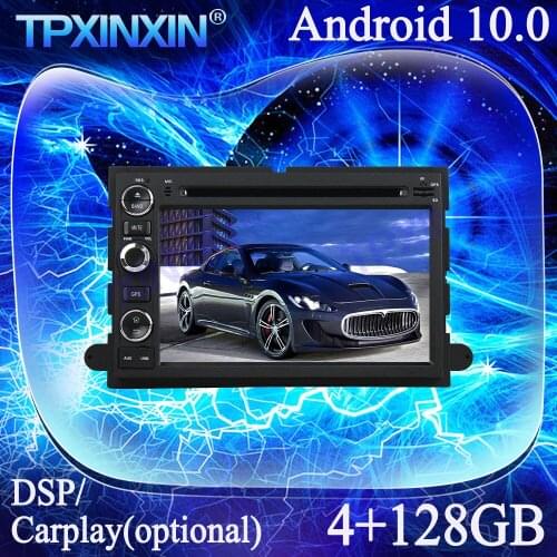 Android 10 4G+128G PX6 IPS Carplay For Fusion/Explorer/F150/ Edge/Expedition 2006-2009 Multimedia Player GPS Navi Head Unit DSP