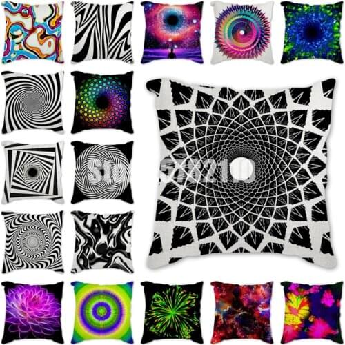 Mandala Printing Cushion Cover India Mandala Polyester Decorative Pillowcase Home Accessories Sofa Pillow Case Geometric Cushion