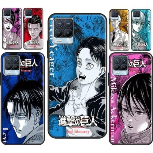 Attack on Titan Anime For OPPO Realme 7 8 6 Pro X7 X50 C3 C11 C21 GT Neo Case For OnePlus 9 8 Pro Nord 8T Shell