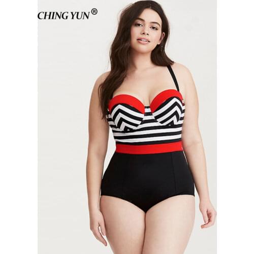 CHING YUN Large One-piece Swimwear