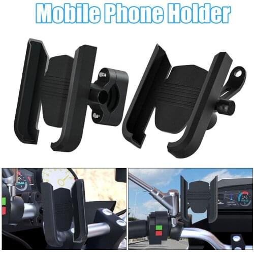 Mountain Bike Phone Holder Durbale Shockproof Motorcycle Motor Scooter Phone Bracket Bike Bicycle Handlebar Clip Stand Holder