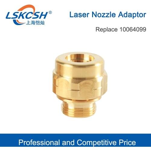 LSKCSH 10pcs/lot Laser Nozzle Body 10064099 nozzle holder copper housing machine replacement parts & accessories Nozzle Adaptor