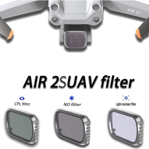 For DJI Mavic Air 2S Combo Lens Filter UV CPL ND4 ND8 ND16 ND32 ND64 Filters Accessories For DJI Mavic Air 2S Camera Accessories