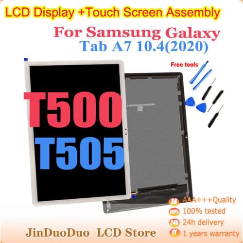 For Samsung Galaxy Tab A7 10.4 2020 T500 T505 SM-T500 Touch Screen LCD Display Digitizer Panel Assembly Repair Part