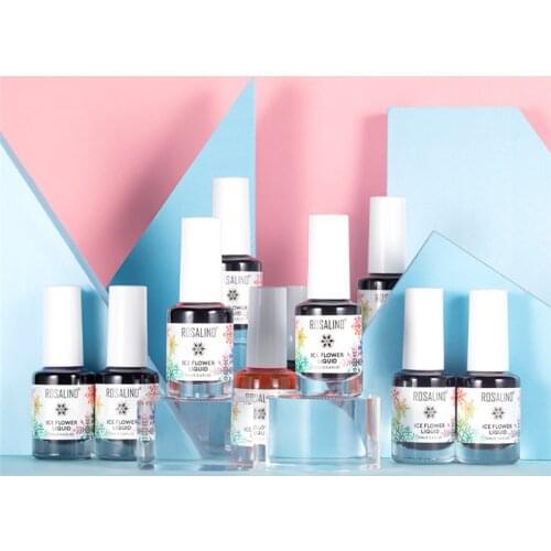 Gel nail polish Air Dry nail polish Ice Flower Lacquer For nail art decoration Need White base coat Gel Varnishes