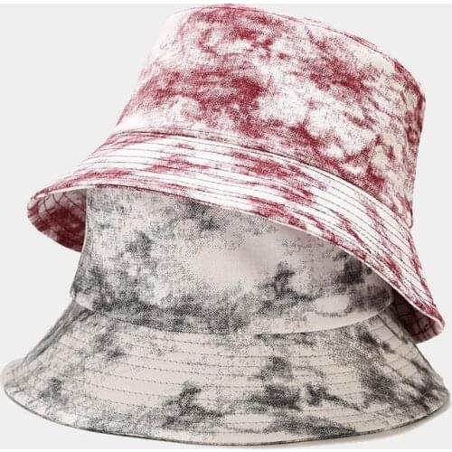 LDSLYJR Cotton print Bucket Hat Fisherman Hat outdoor travel hat Sun Cap Hats for Men and Women 298