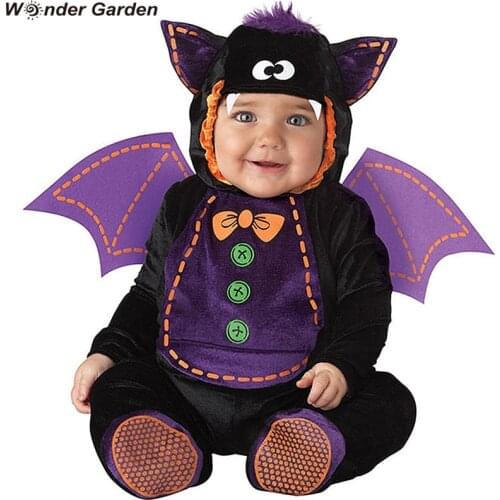 Wonder Garden Infant Toddler Baby Boys Vampire Halloween Cosplay Costumes Christmas Purim Holiday Jumpsuit