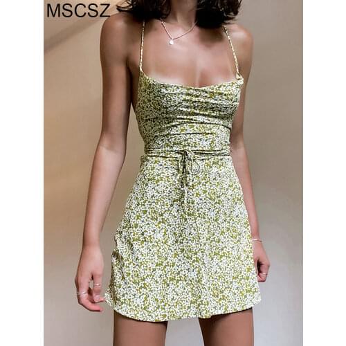 MSCSZ Floral Summer Dresses