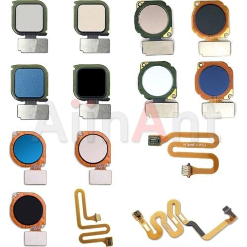 Original Home Back Button Key Fingerprint Sensor Flex Cable For Huawei P 10 20 30 P10 P20 P30 Lite Back Touch ID Flex Cable