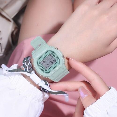 Casual Square Watch Women Men Colorful Digital Sport Watches Lovers Gift Clock Children Student Wristwatch Female Reloj mujer