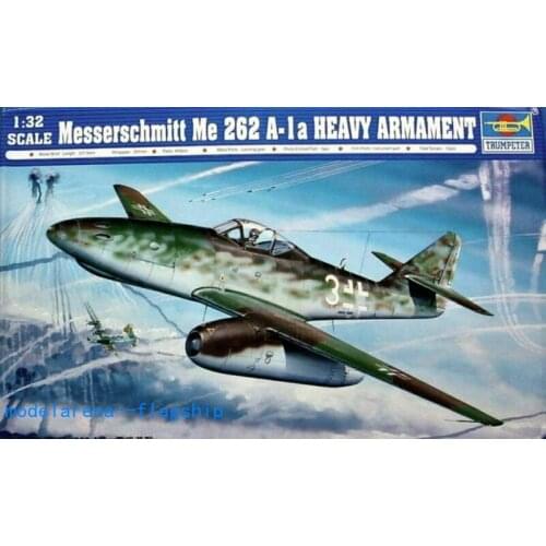 Trumpeter 1/32 02260 Messerschmitt Me 262 A-1A Heavy Armament model kit