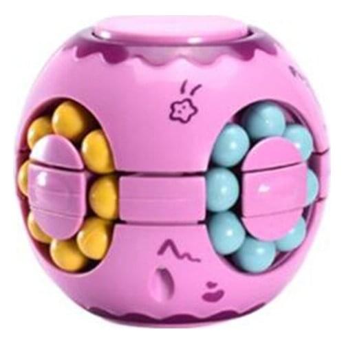 Y4UD 1Set Brain Developmental Baby Toy Pegged Puzzles for Baby Toddlers Puzzle Cube Crawling Educational Beans Toy