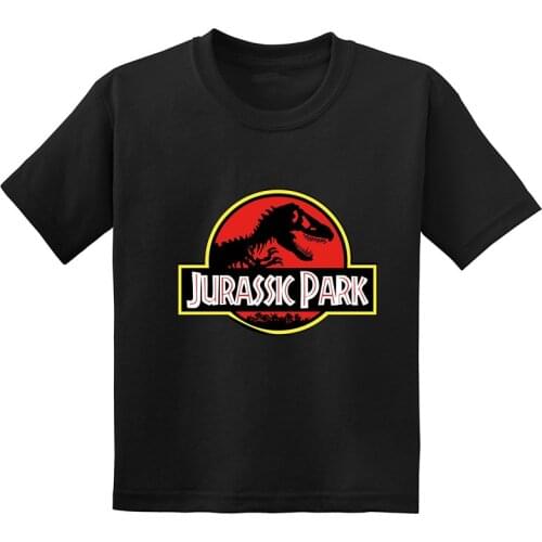 Jurassic Park Dinosaur Funny Kids T shirt Summer New Fashion Casual Children Clothes Cotton Baby Boys Girls T-Shirts Camisetas