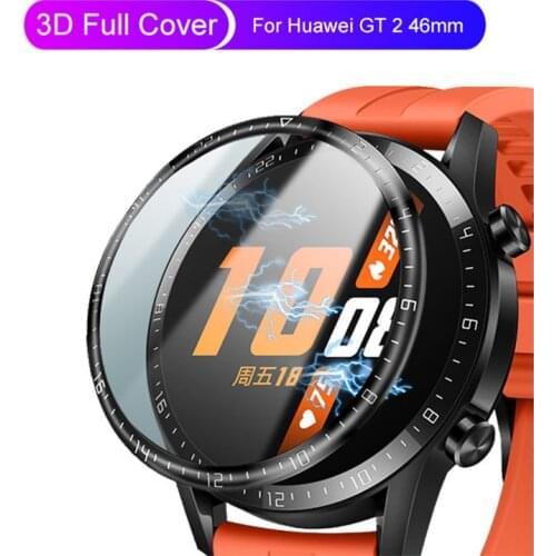 Essidi 3D Screen Protector For Huawei Watch GT 2 46mm Full Cover Curved Edge Protective Film Guard For Huawei Watch GT 2 46mm