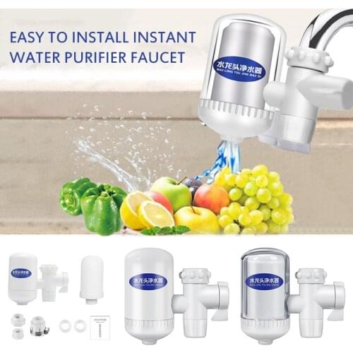 1Set Faucet Filter High Efficiency Portable Water Purifier Water Filters With Filter Element Tube Houseware Kitchen Dropshipping