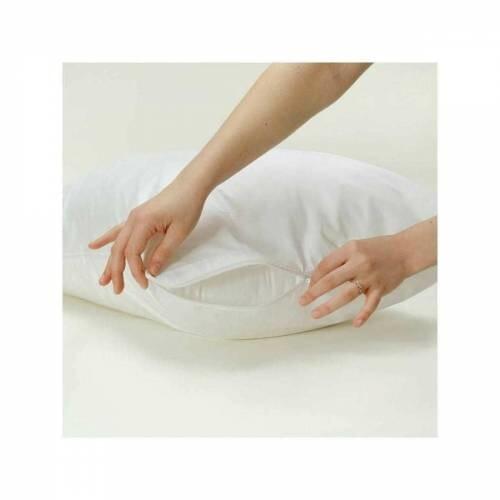 10 PCs Zipper White Pillow Case 50x70 cm