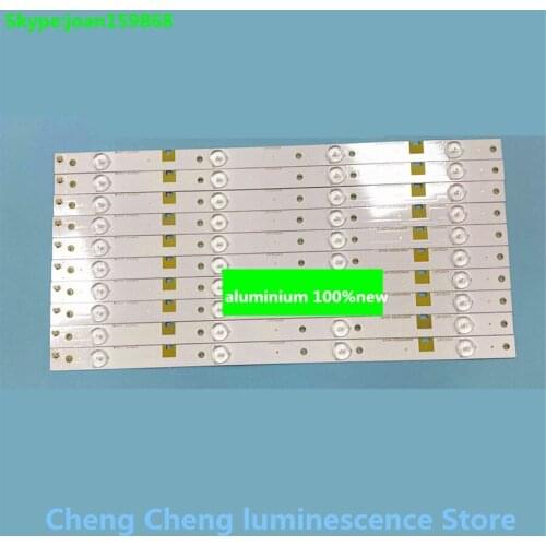 10pcs/set led backlight strip lamp for chang hong 43inch 43N1 43U1 43U3C UD43D6000I CHGD43LB03-LED3030-V0.5