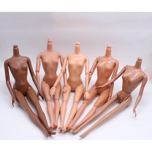 5/11/13/20 Joints African Doll Nude Body Black Skin Doll Body Black Skin Childrens Pretty Girl Toy Gift