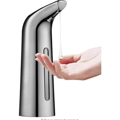 Automatic Soap Dispenser 400ml, Automatic Hands-Free Soap Dispenser Liquid Sensor Dish Soap Dispenser for Kitchen Bathroom Hotel