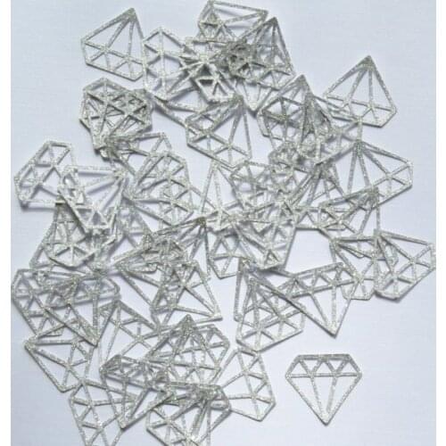 Glitter Diamond Wedding Decorations Gold Die Cuts Scrapbooking Gift Wrapping Stationerycft Table decor scrapbook Confettis