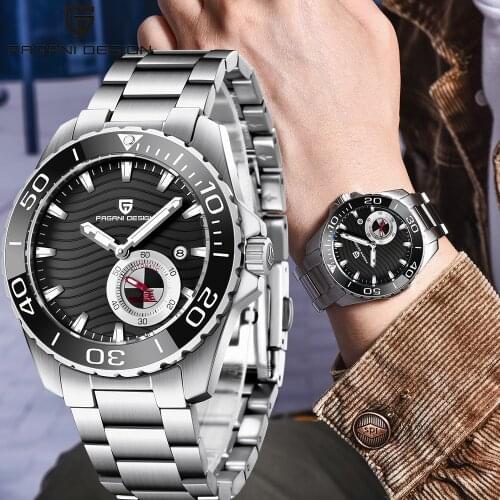 Mens Automatic Mechanical Watches Luxury Business Wrist Watch Tungsten Steel Waterproof Men Fashion Clock Relogio Masculino