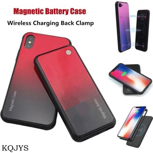 5000mAh Wireless Battery Charger Cases For iPhone Xs Max Magnetic Power Bank Charging Cover Case For iPhone X Xs XR Battery Case