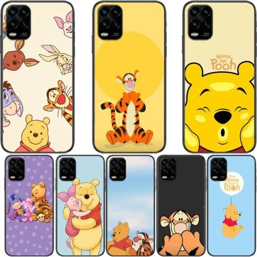 Winnie warming cartoon Phone Case For XiaoMi Redmi Note 11 10 9S 8 7 6 5 A Pro T Y1 Black Cover Silicone Back Pre style cover