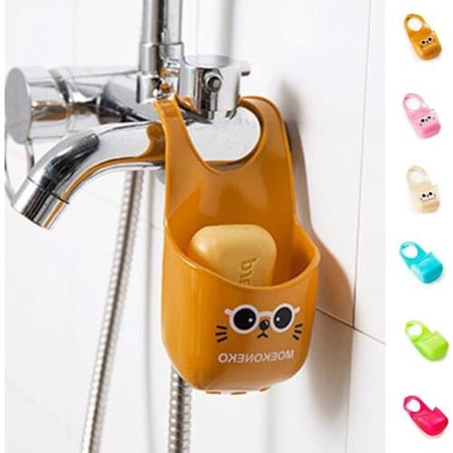 Kitchen Sink Bathroom Sponge Holder Hanging Strainer Storage Shelving