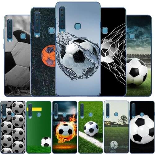 Football phone case For Samsung A3 A5 A6 A7 A8 A9 2016 2017 2018 A10 A20 A40 A50 A70 A80 Pro soft Back Cover