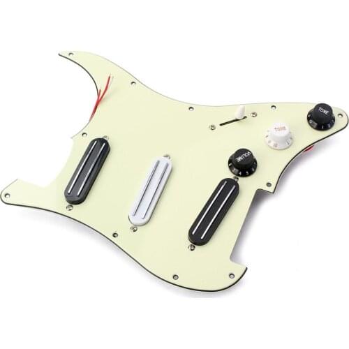 IRIN 3Ply Loaded Pickguard Set with Dual Rail Pickup for 11 Hole Electric Guitar Music Instrument Accessories