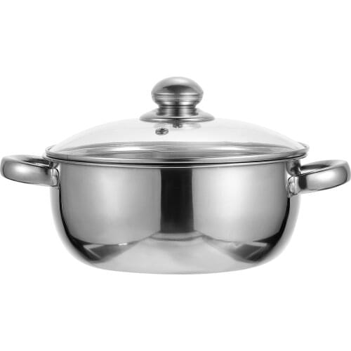 1pcs Milk Pan Stainless Steel Steamer Stainless Steel Soup Pot Stockpot