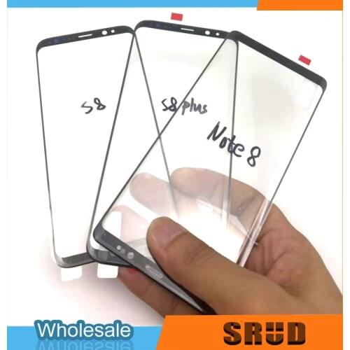 5Pcs Laminate OCA Glue Film Outer Glass Lens For Samsung Galaxy S8 S9 S10 Plus Note 8 9 LCD Touch Screen Curved Repair Parts