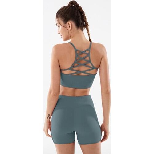 2PCS Sexy Women Yoga Set Female Sleeveless Tank Top Beauty Bra Fitness Shorts Running Gym Sports Clothes Suit