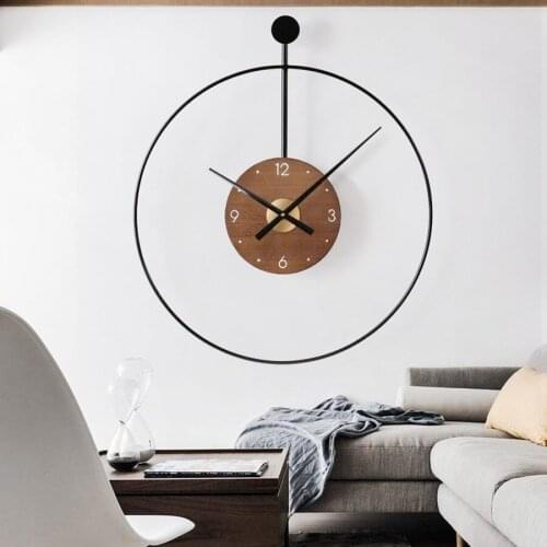 Creative Luxury Wall Clock for Living Room Nordic Style Modern Minimalist Antique Clock Kitchen Wall Decor Large Watches