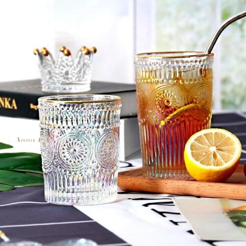 Creative Water Bottle Wave Glass Cup Tea Mug Coffee Juice Milk Tea Home Cafe Drinkware Heat-resistant Beer Drinkware